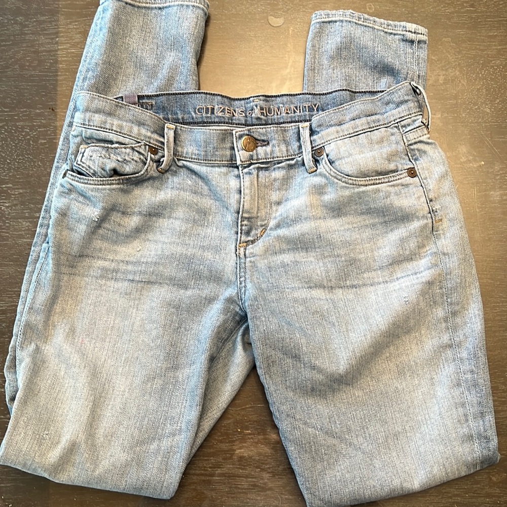 Citizens of Humanity Avedon jeans light wash 28 skinny leg